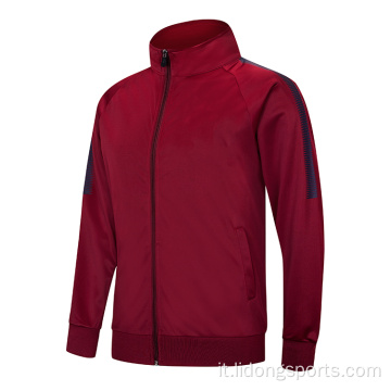 Uomini di moda all&#39;ingrosso Sport Jaket con striscia laterale